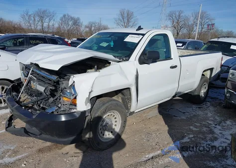 2017 Chevrolet Silverado 1500 Wt z USA, uszkodzony, nr VIN 1GCNCNEH6HZ363421